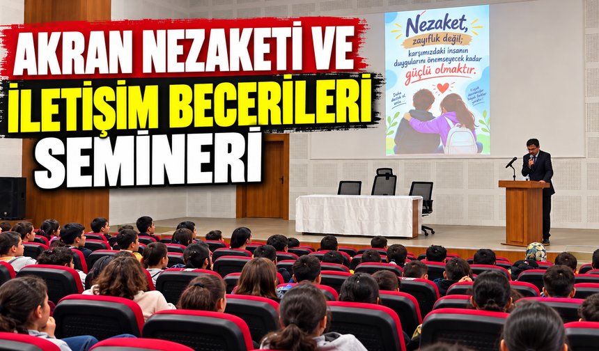 Tut’ta Ortaokul Öğrencilerine İletişim Eğitimi