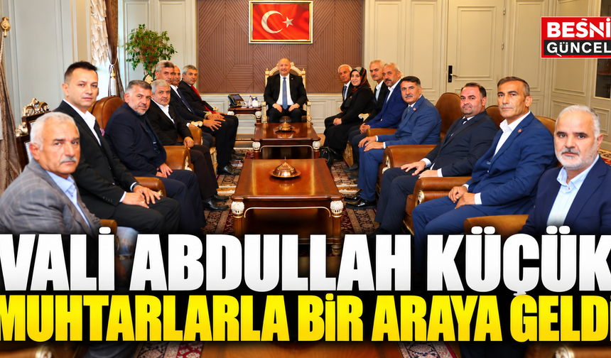 Valilikte 19 Ekim Muhtarlar Günü Buluşması