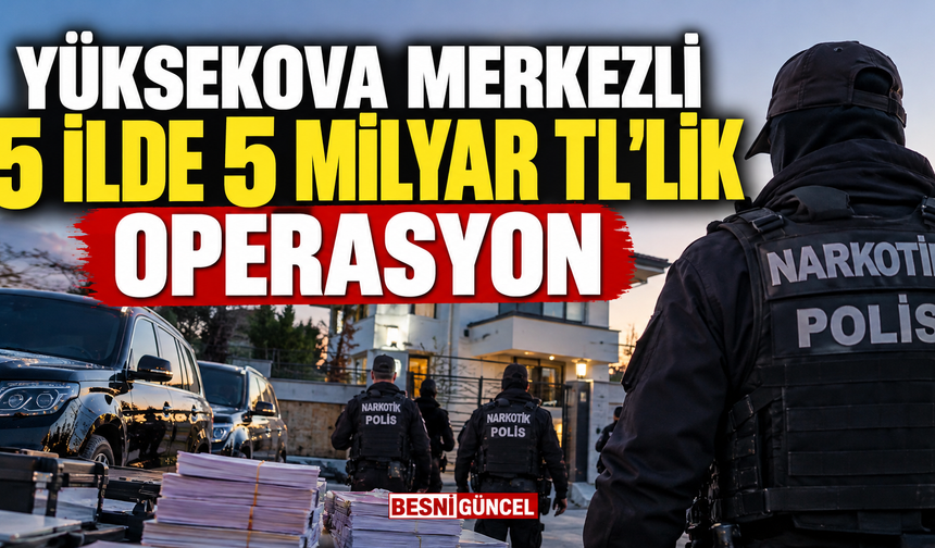 Uyuşturucu Gelirlerine Yönelik Operasyonda 17 Şüpheli