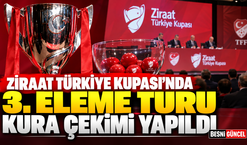 Ziraat Türkiye Kupası’nda Kura Çekimi Yapıldı