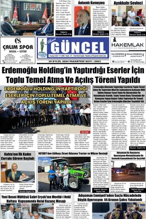 BESNİ GÜNCEL GAZETESİ 30.09.2024