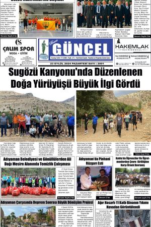 BESNİ GÜNCEL GAZETESİ 23.09.2024