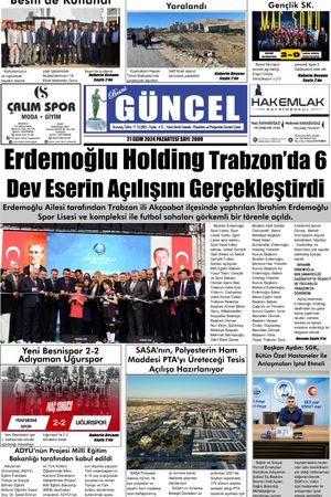 BESNİ GÜNCEL GAZETESİ 21.10.2024