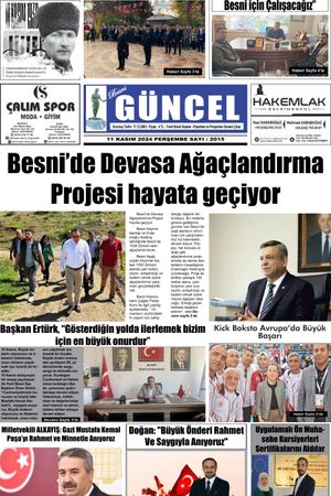 BESNİ GÜNCEL GAZETESİ 11.10.2024