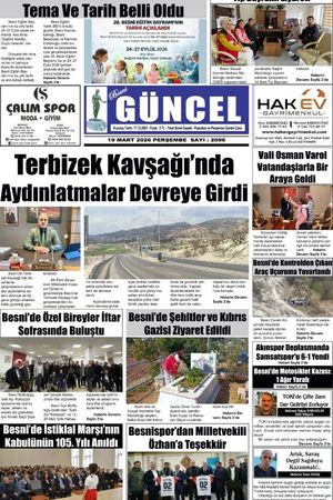 BESNİ GÜNCEL GAZETESİ 19.03.2026